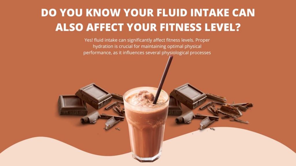 do you know that your fluid intake can also affect your fitness level
